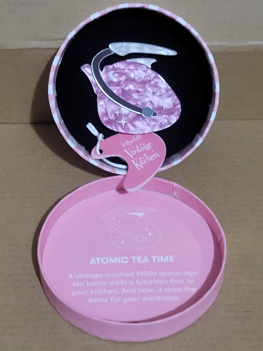 Erstwilder Atomic Tea Time Brooch